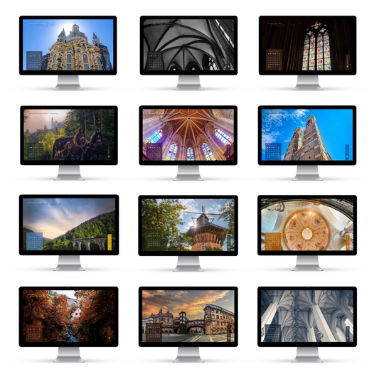 2025 Desktop Calendar Wallpapers