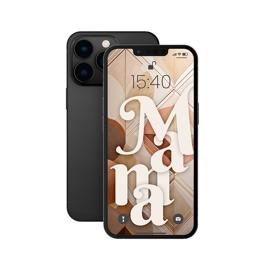 Mama Phone Wallpaper – Elegant German Design