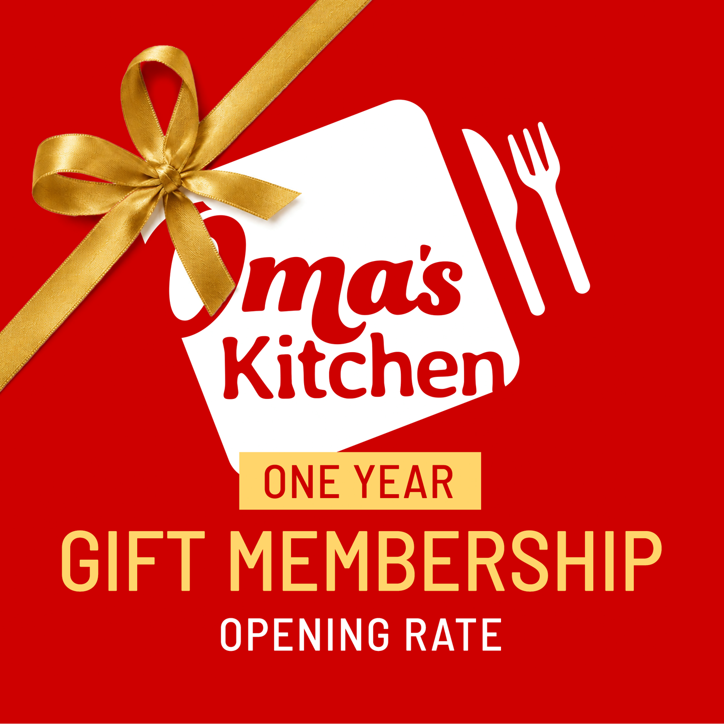 Gift Oma's Kitchen - Opening Rate