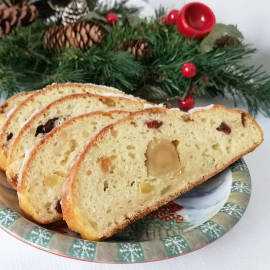 Marzipan Stollen Recipe Card Printable, Marzipan-Quarkstollen, 4x6 PDF, 8.5x11 PDF