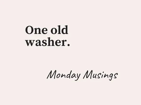 Kale, Sausage Soup and an Old Wringer Washer