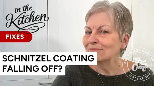 Schnitzel coating falling off?
