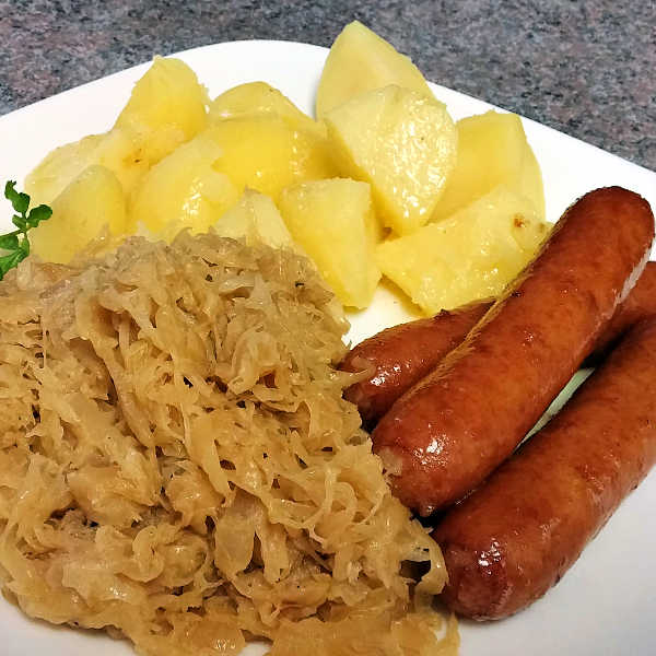 Oma's Baked Sausage