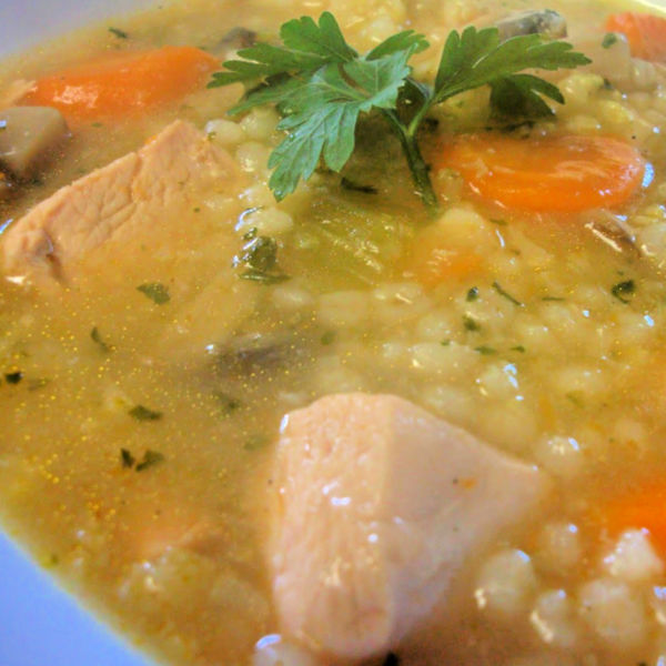 Oma's German Barley Soup Recipe