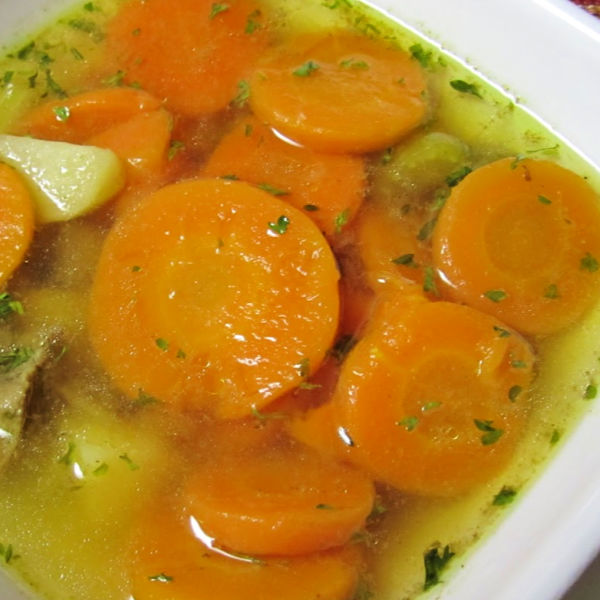 Oma's German Carrot Soup Recipe