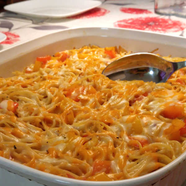Oma's Easy Baked Spaghetti Recipe