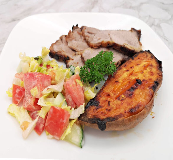 Air Fryer Sweet Potato Recipe ~ Luftfritteuse Süßkartoffeln