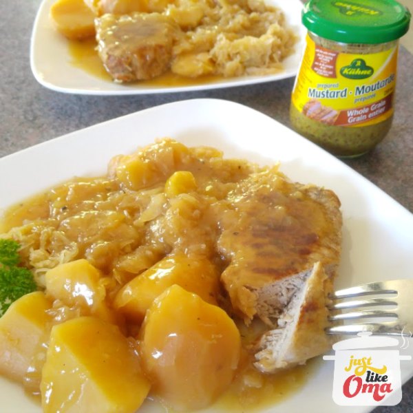 1. Potatoes, Pork Chops and Sauerkraut Recipe (slow cooker meal)
