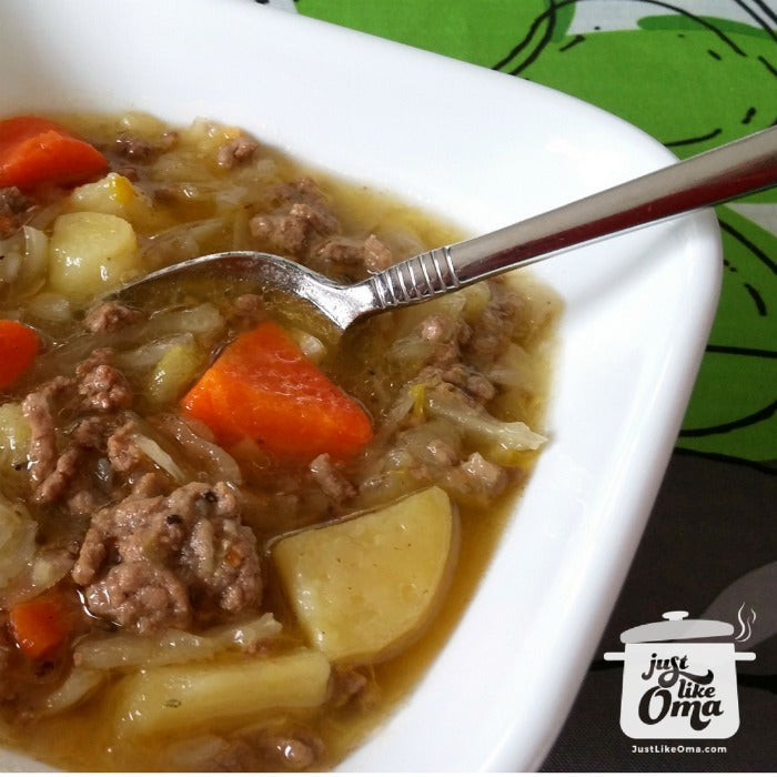 Oma's Potato and Cabbage Soup