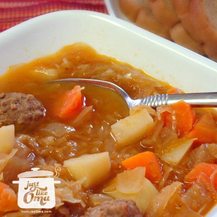 Oma's Sauerkraut Soup Recipe