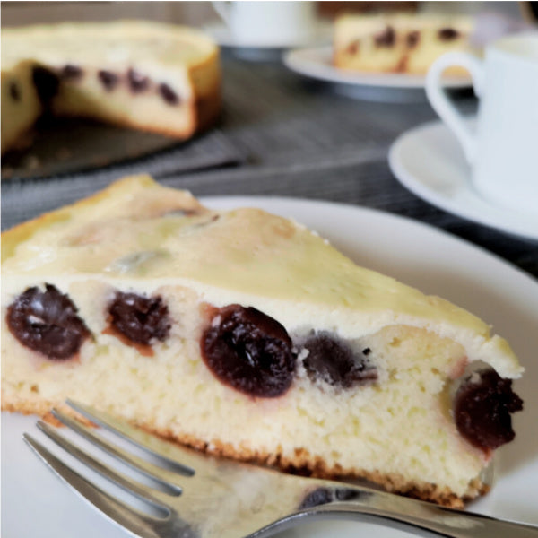 Sour Cherry Cake Recipe (Sauerkirschkuchen)