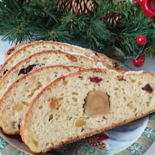 Oma's "Quark" Stollen Recipe with Marzipan & Greek Yogurt
