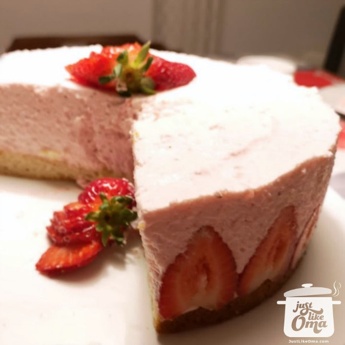 Oma's Strawberry Cream Torte