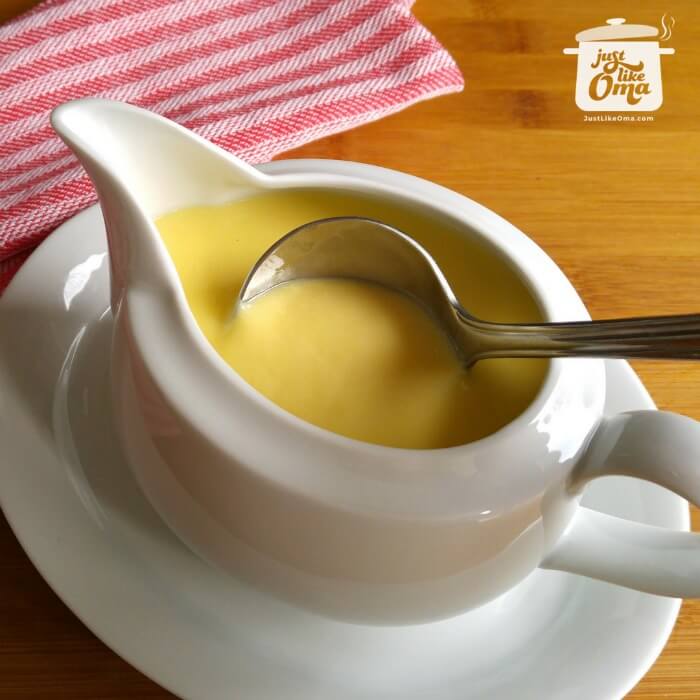 Oma's Vanilla Sauce Recipe