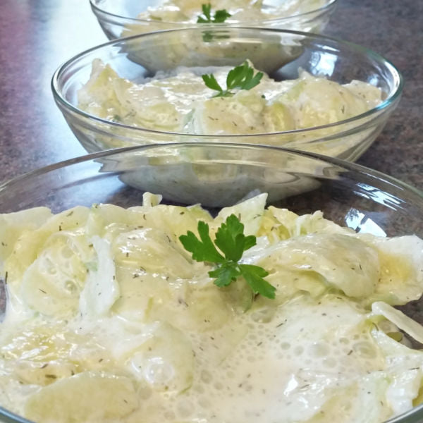 Oma's German Cucumber Salad Recipe