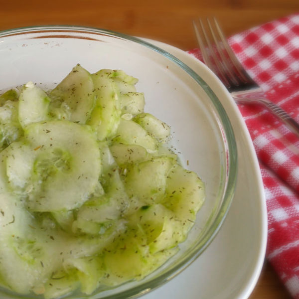 Southern German Cucumber Salad