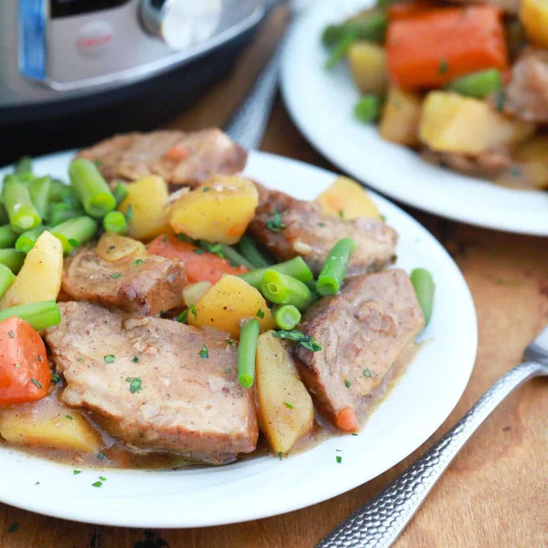 Pressure Cooked Pork Roast  (Schnellkochtopf Schweinebraten)