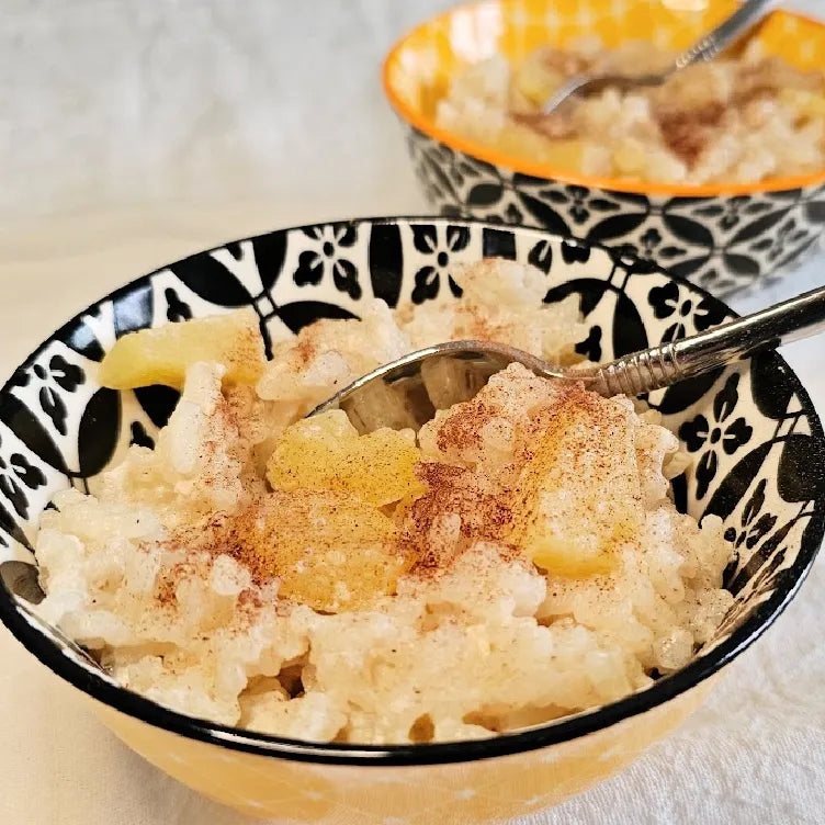 Baked Apple Rice Pudding (Apfel-Milchreis-Auflauf)