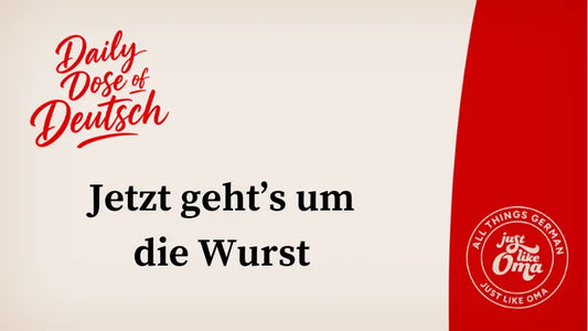 Jetzt geht’s um die Wurst