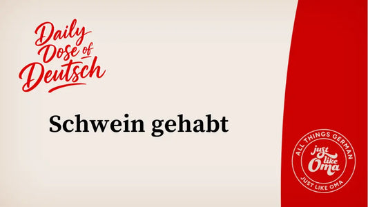 Schwein gehabt