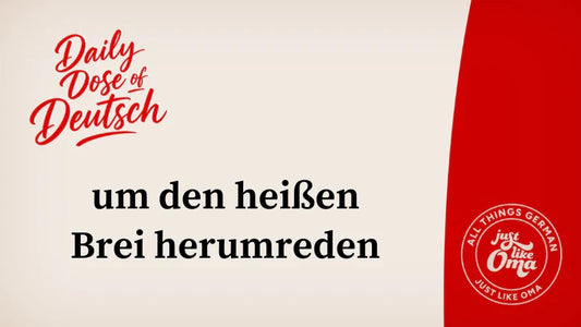 um den heißen Brei herumreden