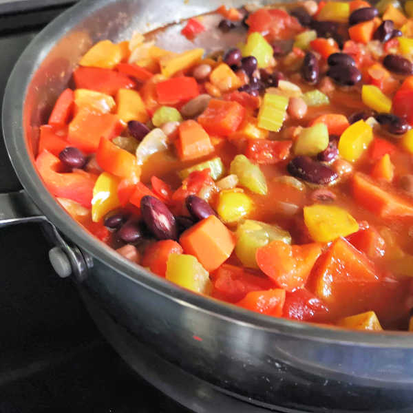 Vegan Chili Recipe (Crockpot Recipe)