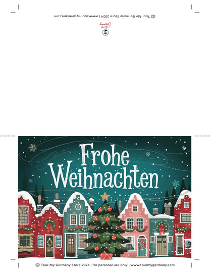 Village Christmas Card