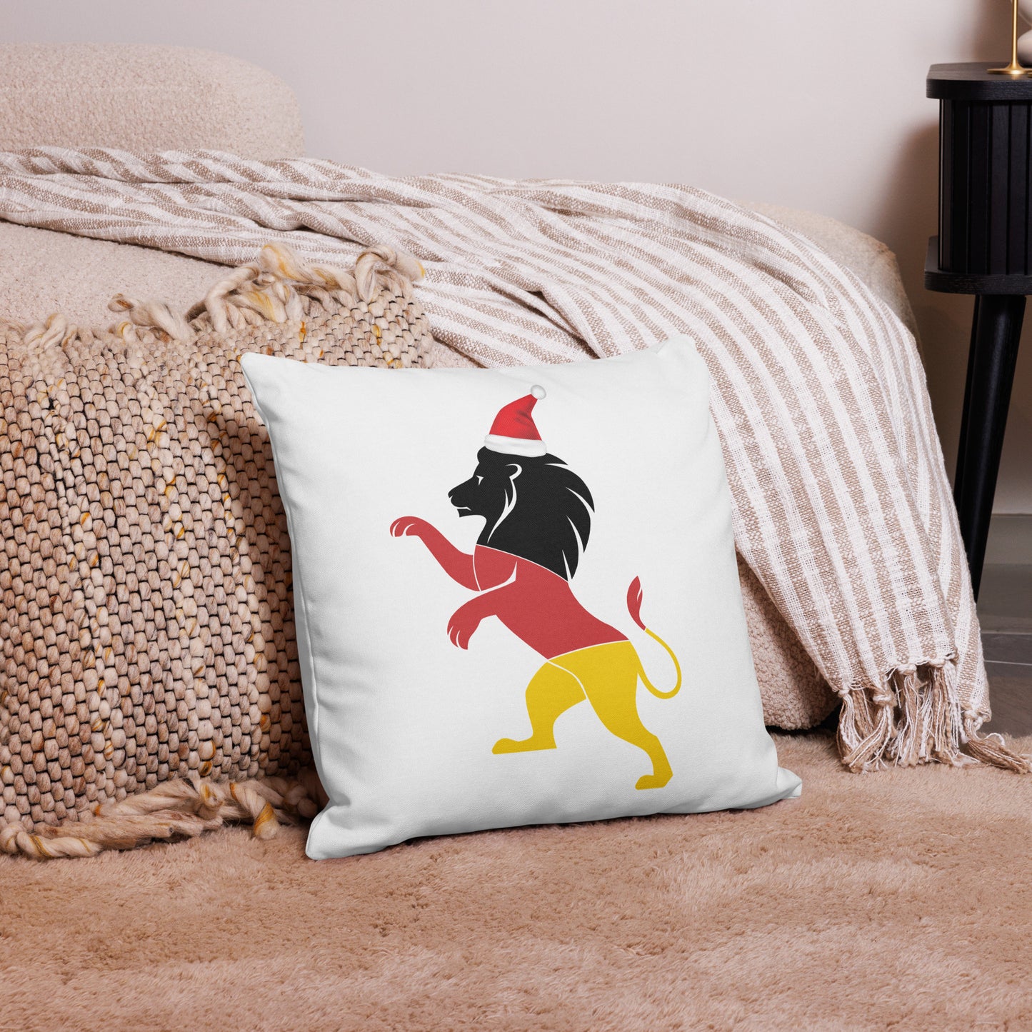 Christmas Lion Premium Pillow Case