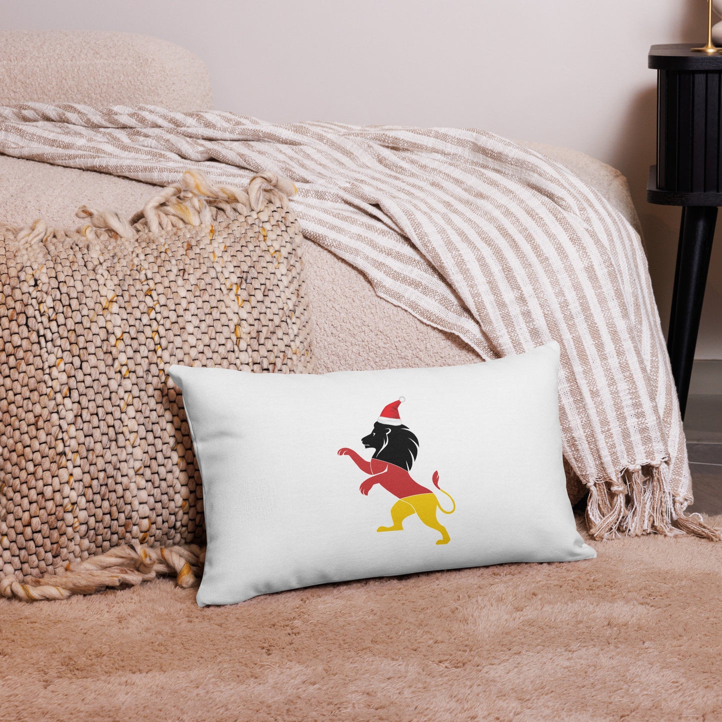 Christmas Lion Premium Pillow Case