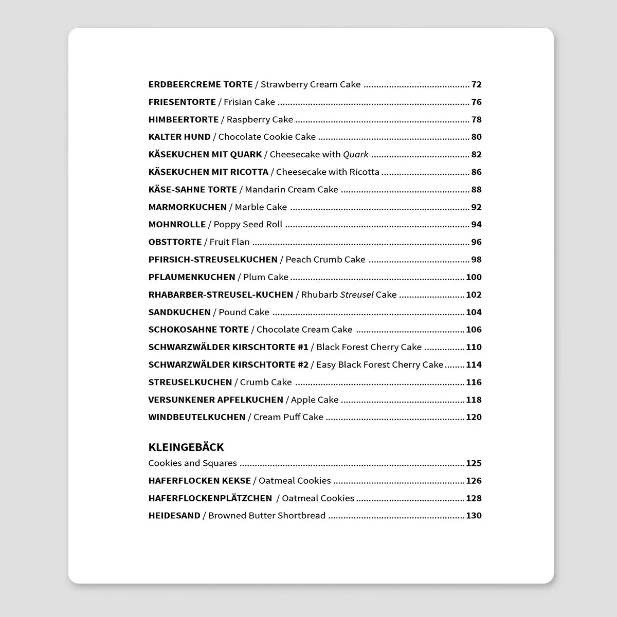 MORE Baking Just Like Oma - Keepsake Journal Cookbook (Full Color)