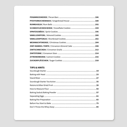 MORE Baking Just Like Oma - Journal Edition (Black & White)