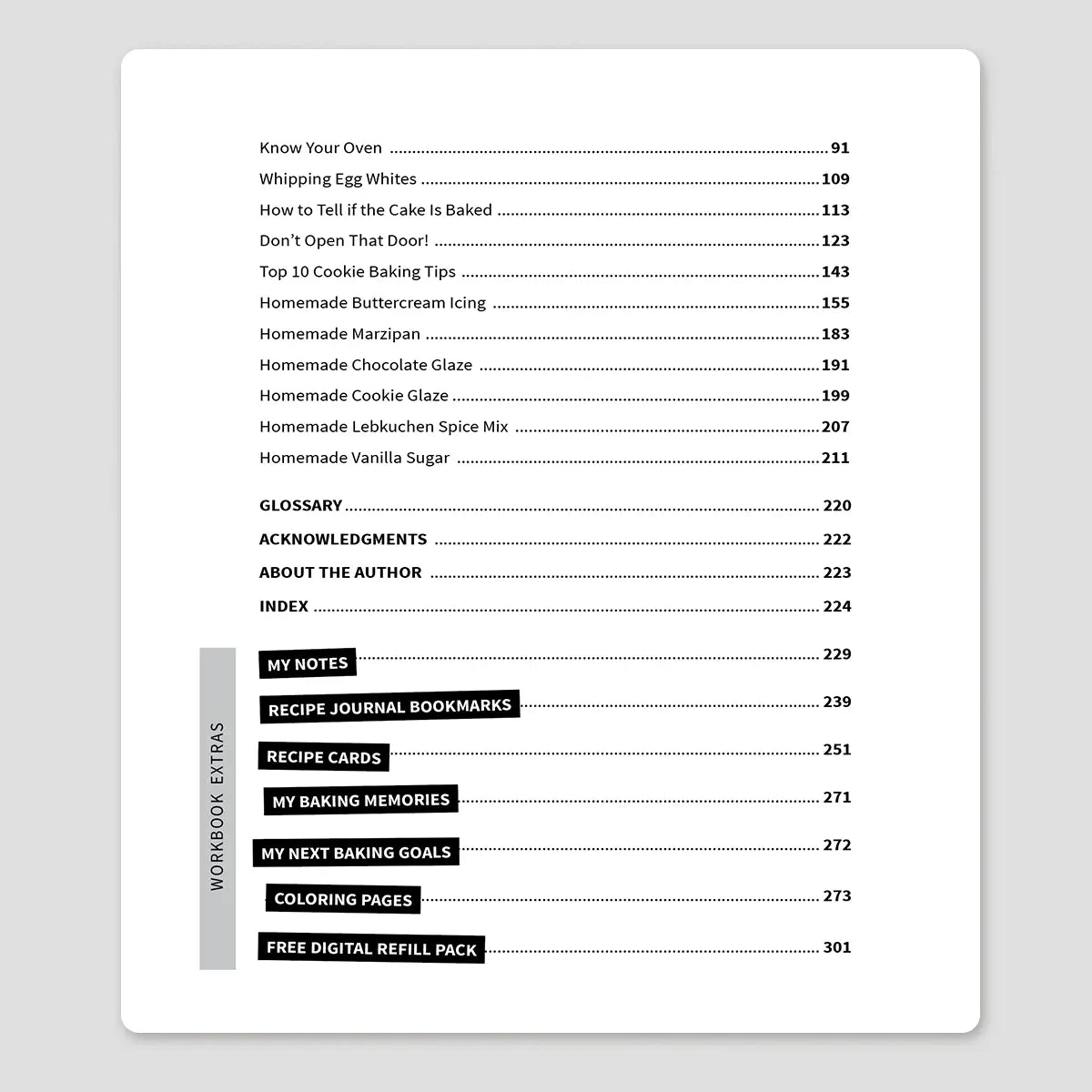 MORE Baking Just Like Oma - Journal Edition (Black & White)