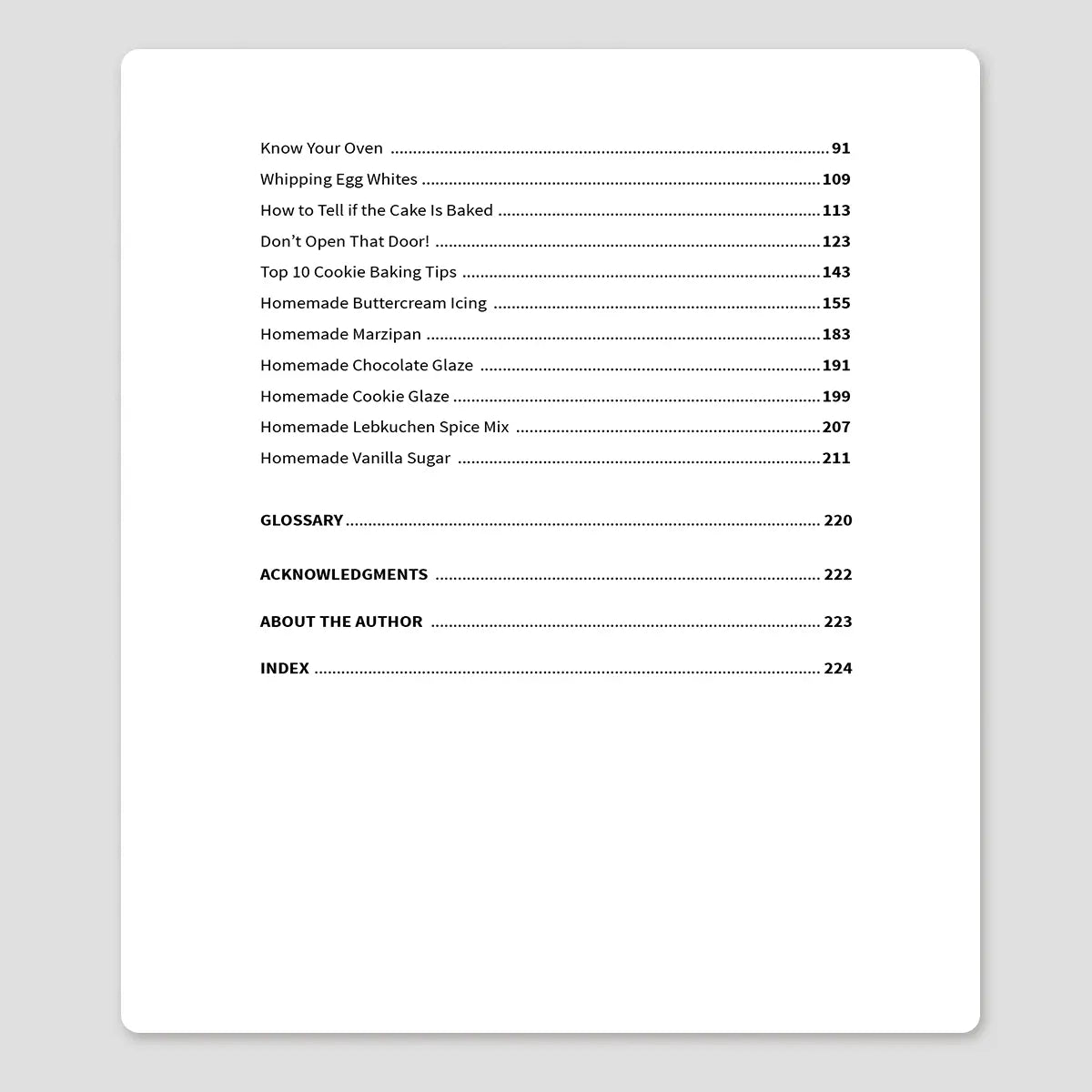 MORE Baking Just Like Oma Cookbook