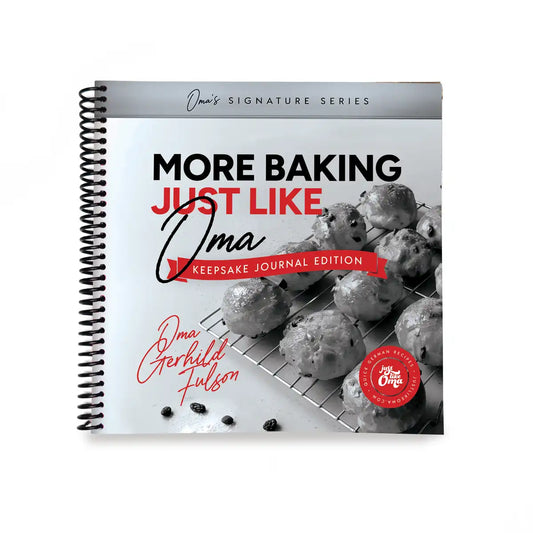 MORE Baking Just Like Oma - Journal Edition (Black & White)
