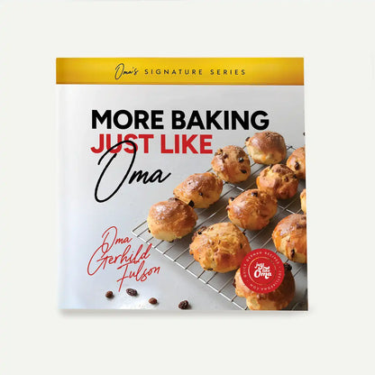 MORE Baking Just Like Oma Cookbook - Paperback