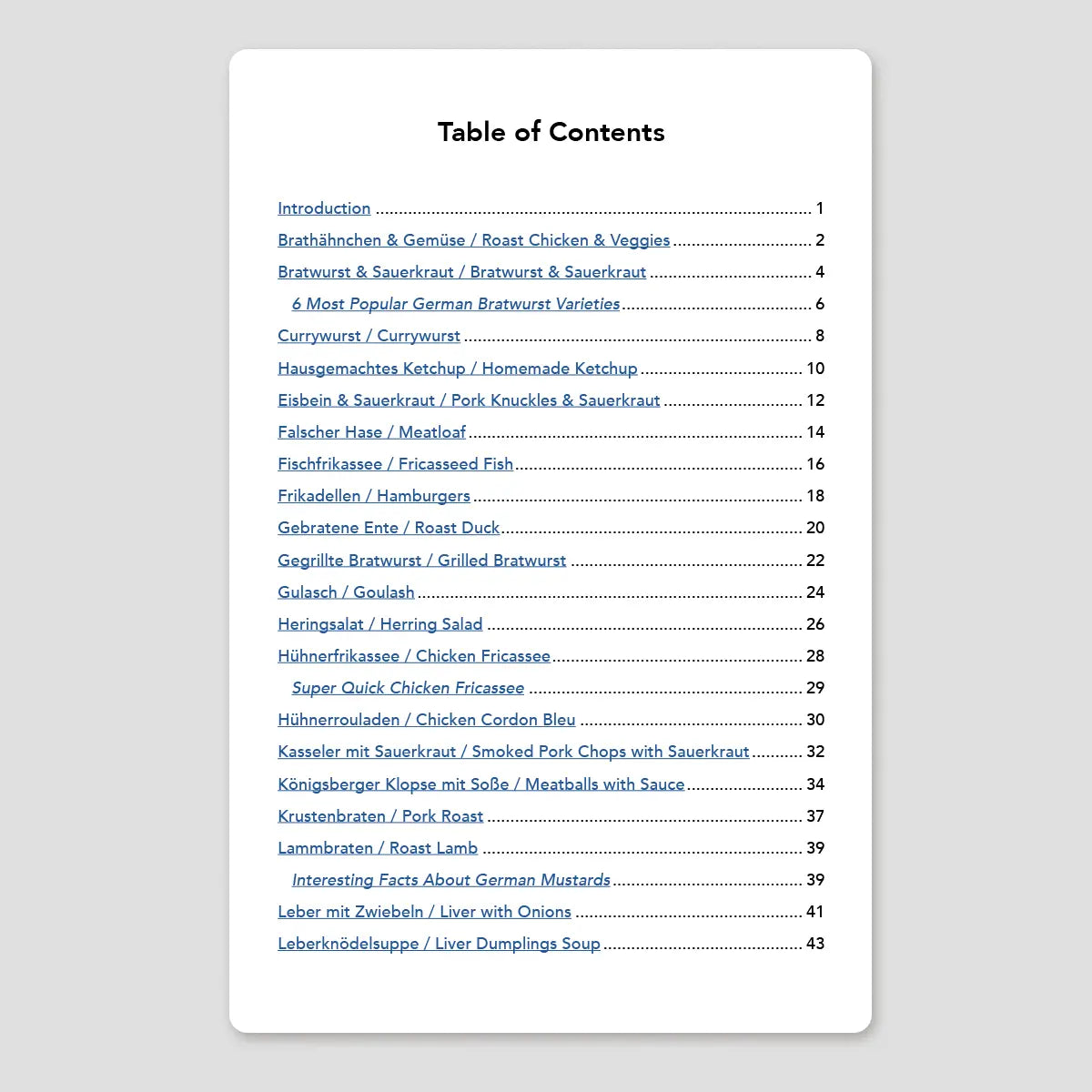 Schnitzel, Rouladen, & more! - eBook