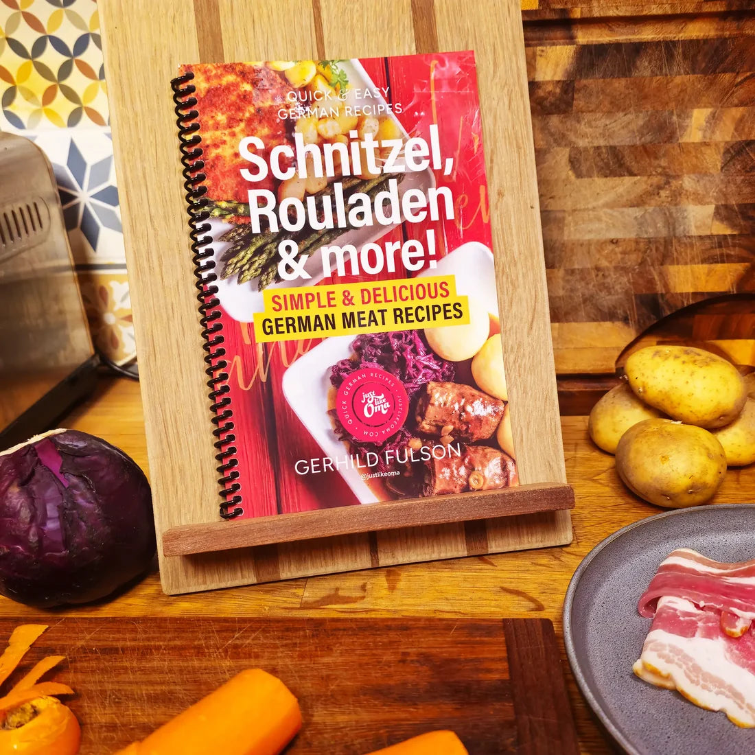 The Oktoberfest Kitchen, German Cookbooks and Apron Gift Set