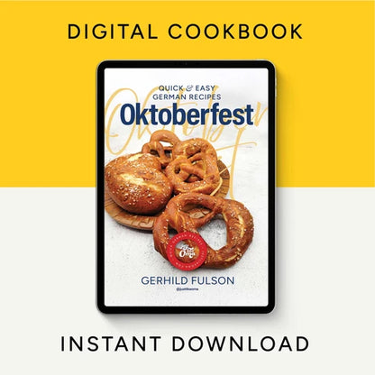 The Oktoberfest Kitchen, German Cookbooks and Apron Gift Set