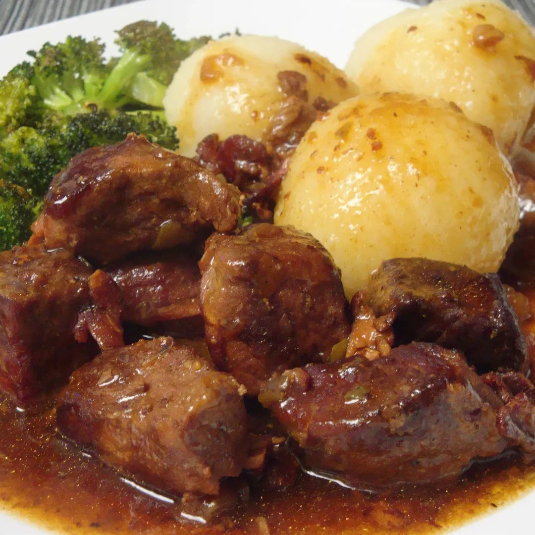 Beef Rouladen Stew Recipe Card Printable, Flatladen, 4x6 PDF, 8.5x11 PDF