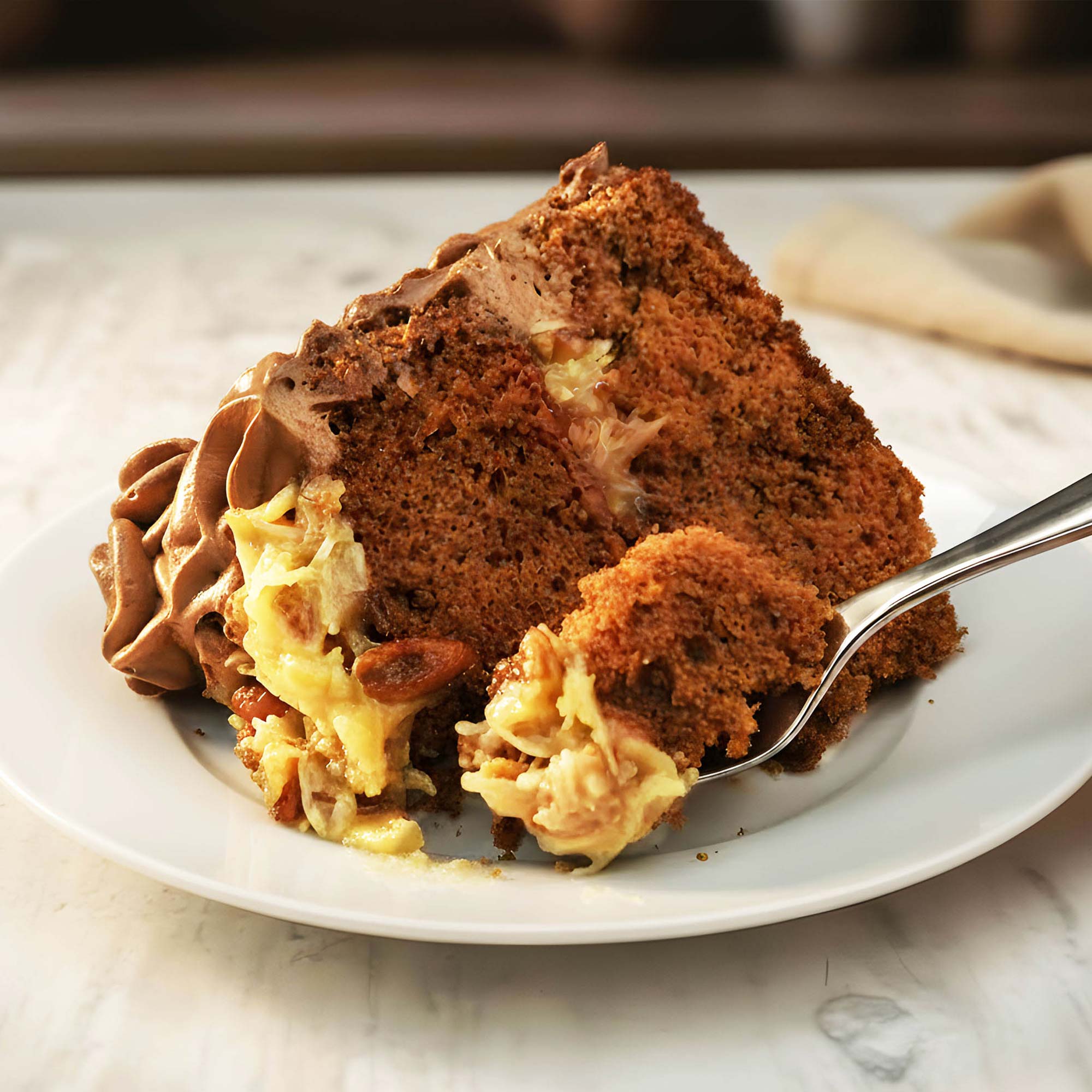 Easy German Chocolate Cake Recipe Card Printable, German's Schokoladenkuchen, 4x6 PDF, 8.5x11 PDF