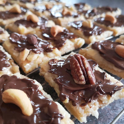 Pecan Bars Recipe Card Printable, Pekannuss-Schnitten, 4x6 PDF, 8.5x11 PDF