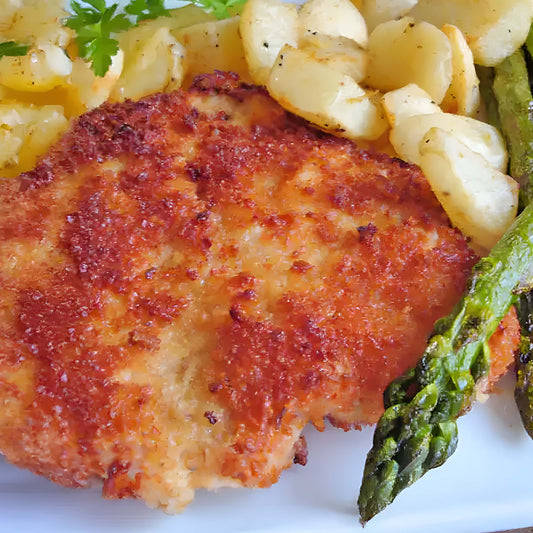 Pork Schnitzel Recipe Card Printable, Schweineschnitzel, 4x6 PDF, 8.5x11 PDF