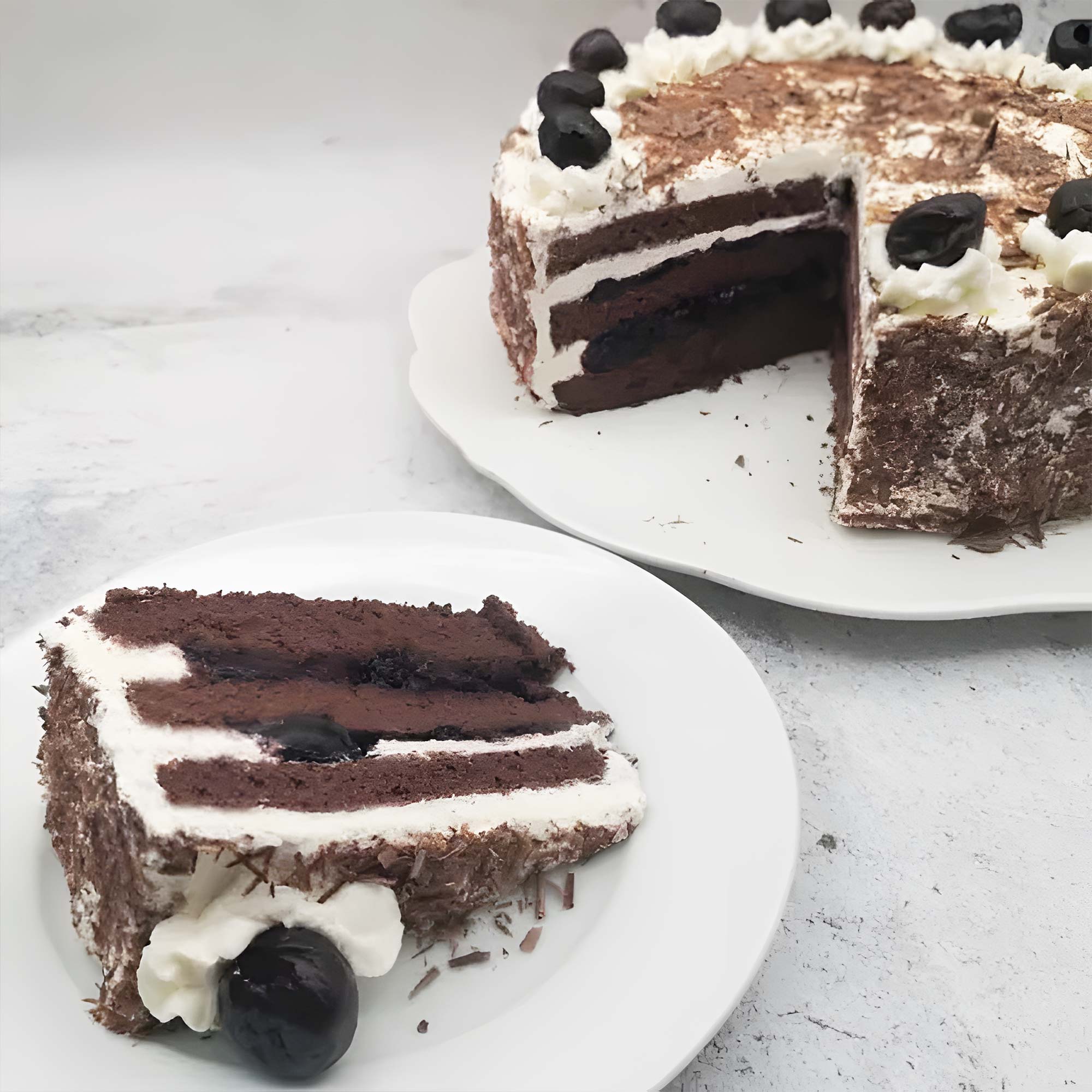 Black Forest Cake Printable Recipe Card, Schwarzwälder Kirschtorte, 4x6 PDF, 8.5x11 PDF