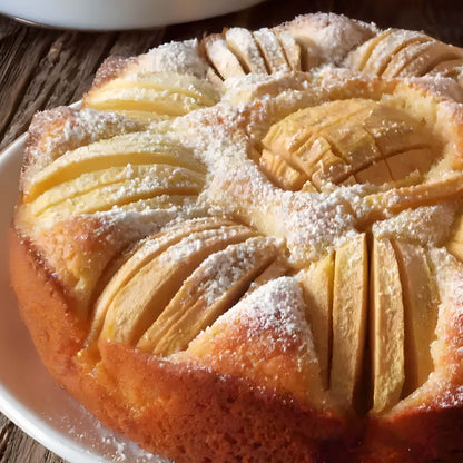 Apple Cake Printable Recipe Card, Versunkener Apfelkuchen, 4x6 PDF, 8.5x11 PDF