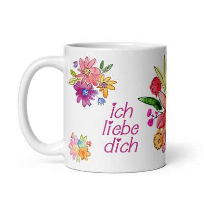 Ich Liebe Dich Mug - Pink