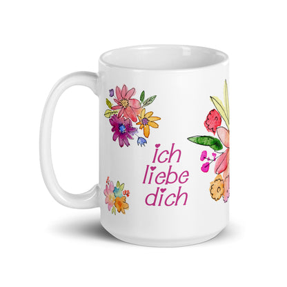 Ich Liebe Dich Mug - Pink